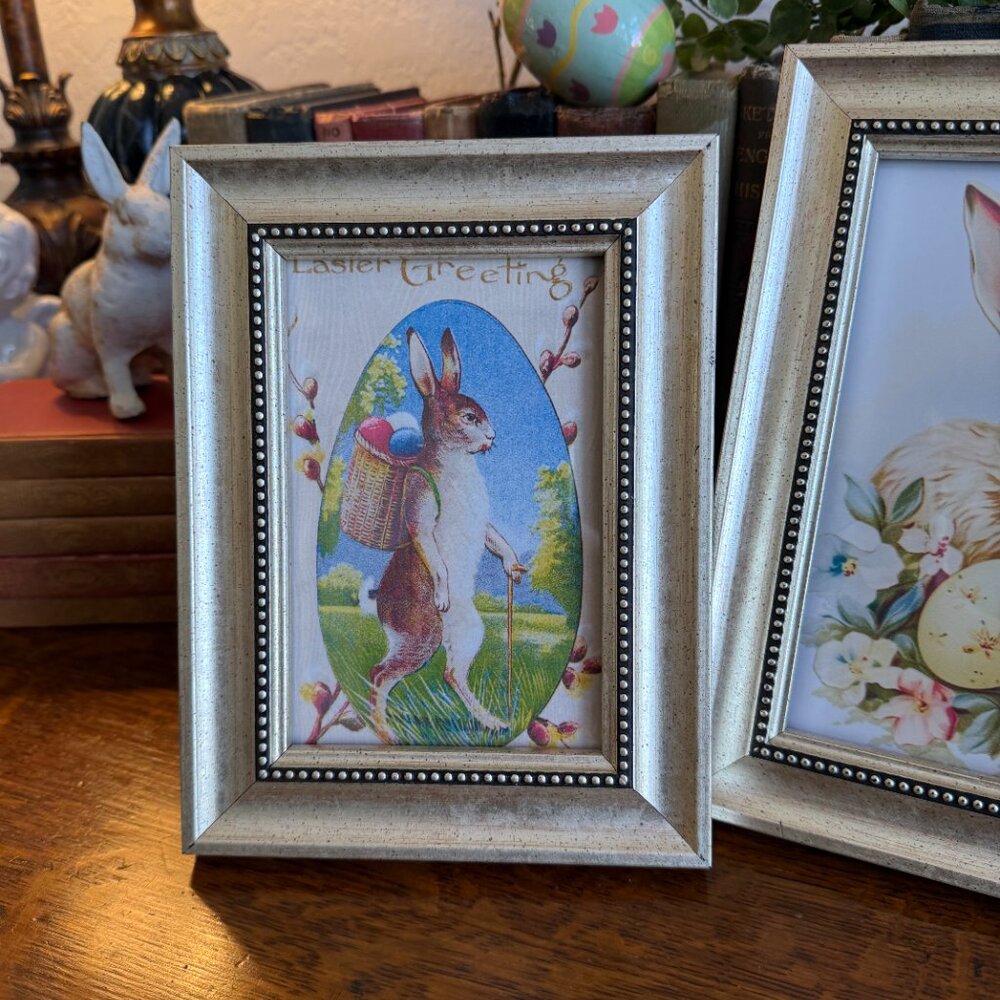 3 Vintage Easter Bunnie Pictures - Picture 8 of 15
